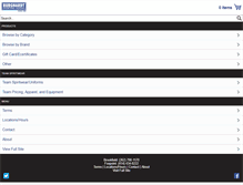 Tablet Screenshot of burghardtsportinggoods.com